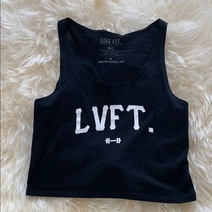 LIVE FIT apparel crop tank